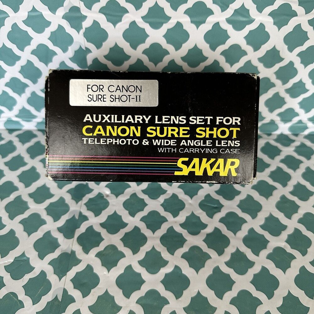 Sakar Vintage Camera Lens Lot of‎ Wide Angle & Telephoto Teleconverter AF35M II